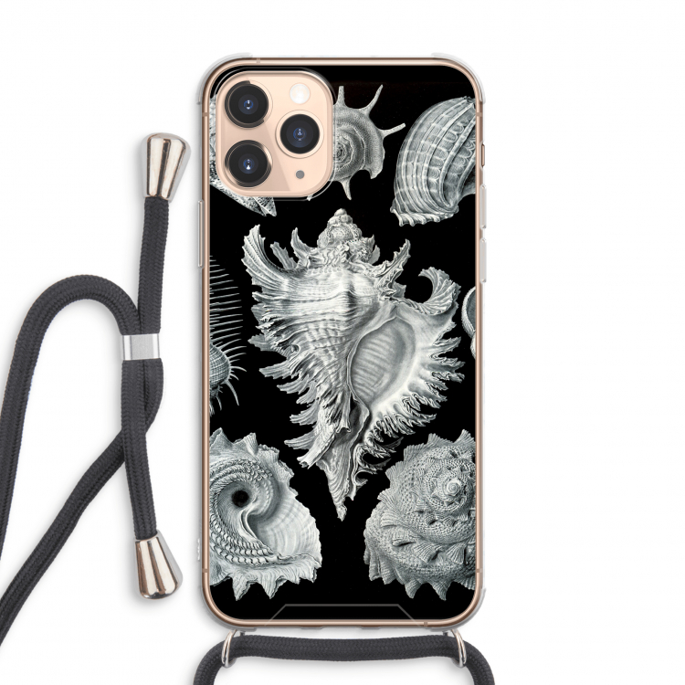 Haeckel Prosobranchia: iPhone 11 Pro Max Transparant Hoesje met koord