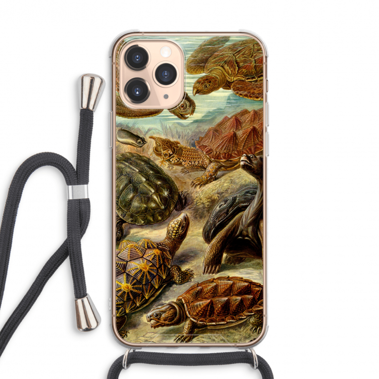 Haeckel Chelonia: iPhone 11 Pro Max Transparant Hoesje met koord