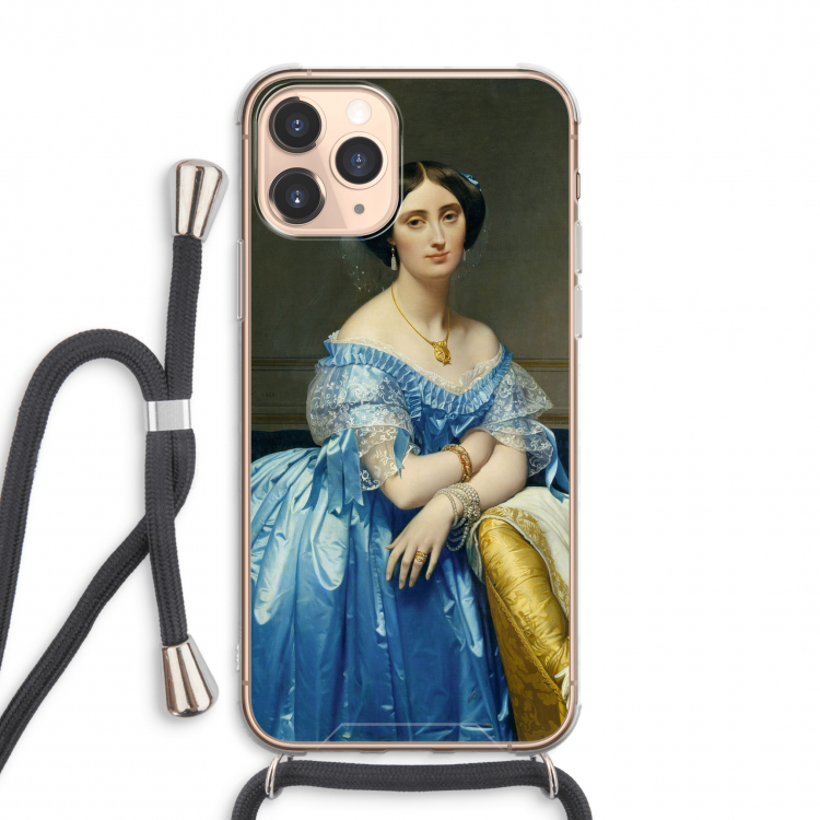 Eleonore: iPhone 11 Pro Max Transparant Hoesje met koord