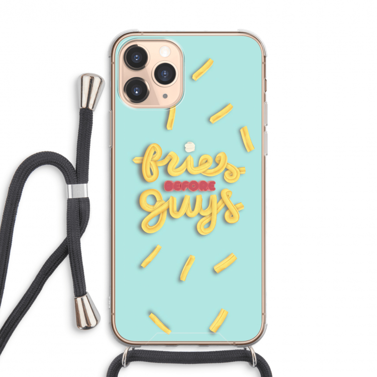 Always fries: iPhone 11 Pro Max Transparant Hoesje met koord