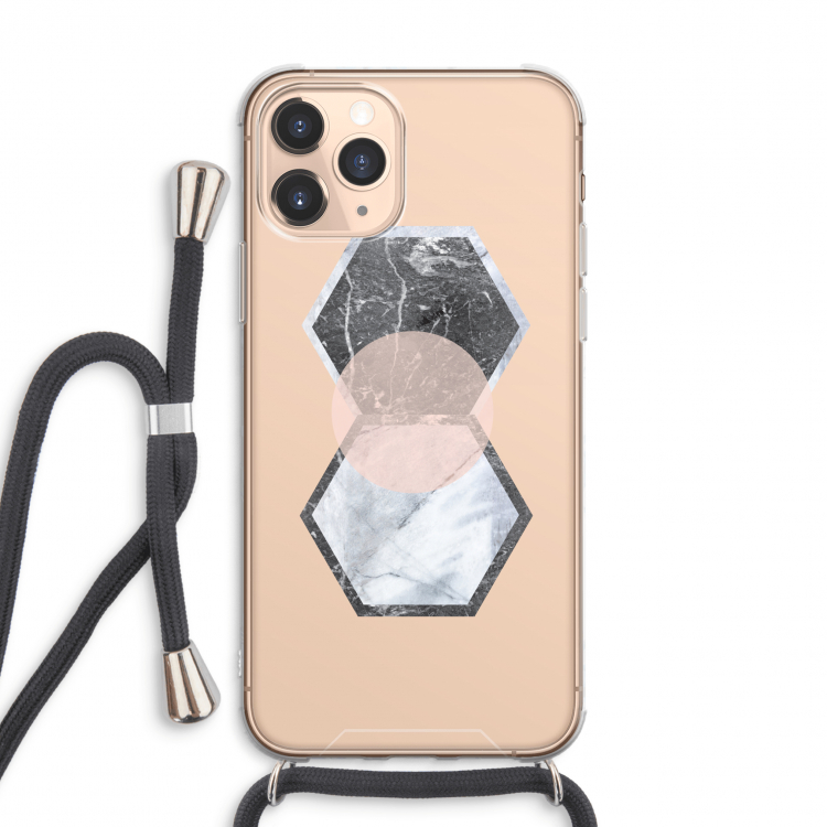 Creatieve toets: iPhone 11 Pro Max Transparant Hoesje met koord