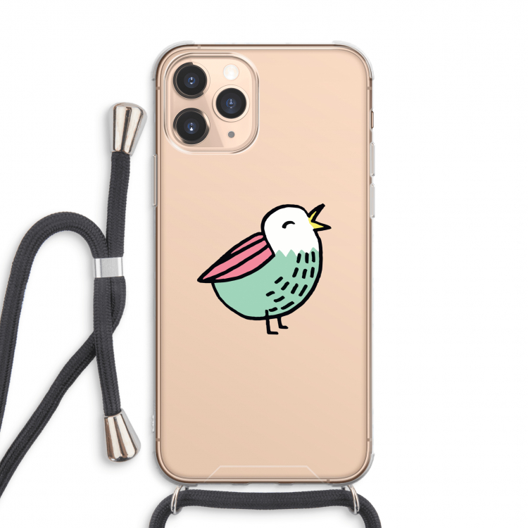 Birdy: iPhone 11 Pro Max Transparant Hoesje met koord