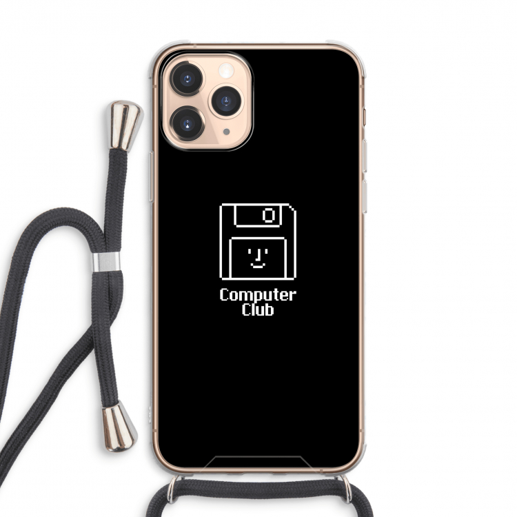 Hello: iPhone 11 Pro Max Transparant Hoesje met koord