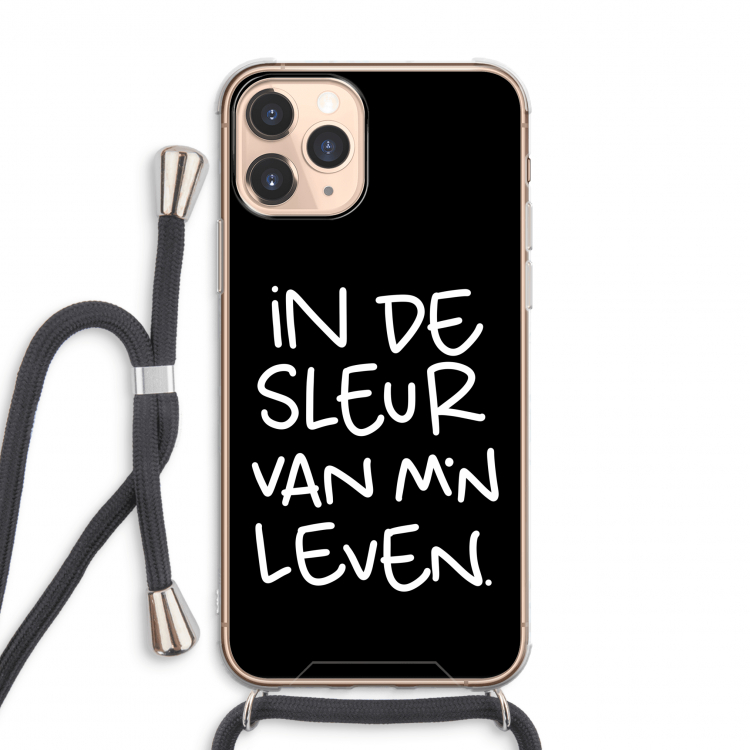 De Sleur: iPhone 11 Pro Max Transparant Hoesje met koord