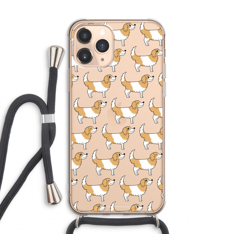 Doggy: iPhone 11 Pro Max Transparant Hoesje met koord