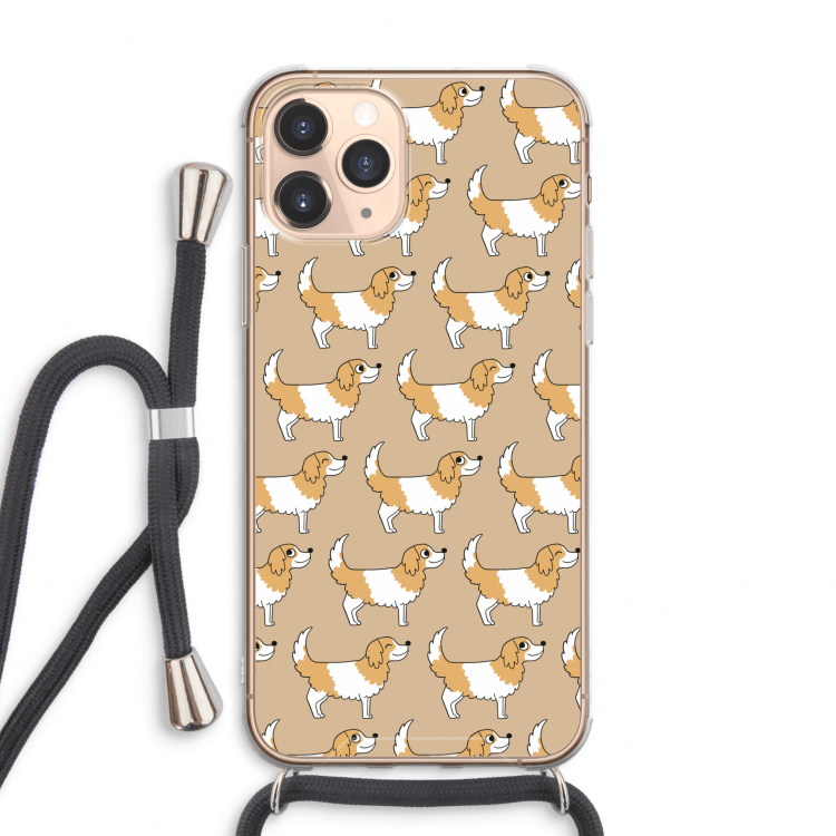 Doggy: iPhone 11 Pro Max Transparant Hoesje met koord