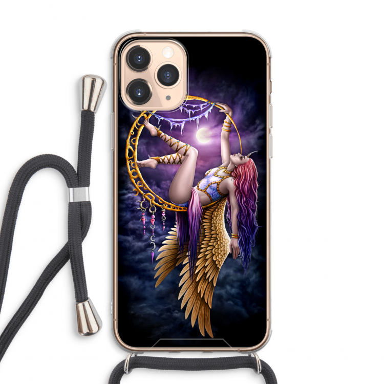 Aerial Angel: iPhone 11 Pro Max Transparant Hoesje met koord