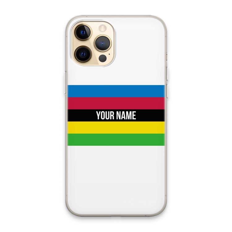 WK Wielrennen: iPhone 13 Pro Max Transparant Hoesje