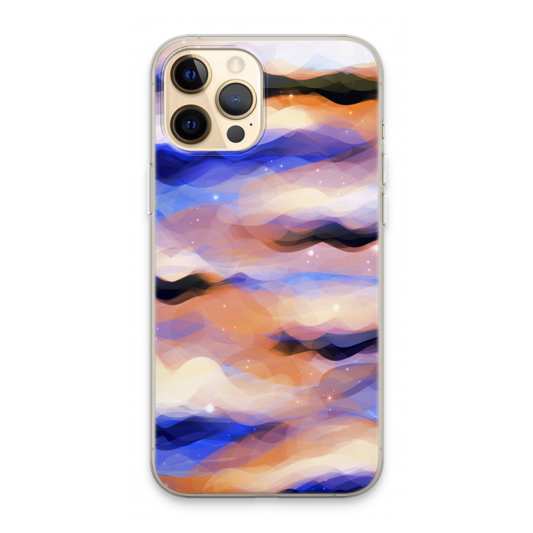 Donkere Wolken: iPhone 13 Pro Max Transparant Hoesje