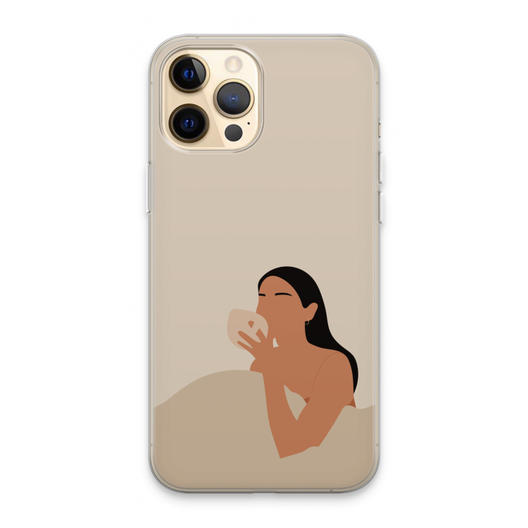 Fresh coffee: iPhone 13 Pro Max Transparant Hoesje