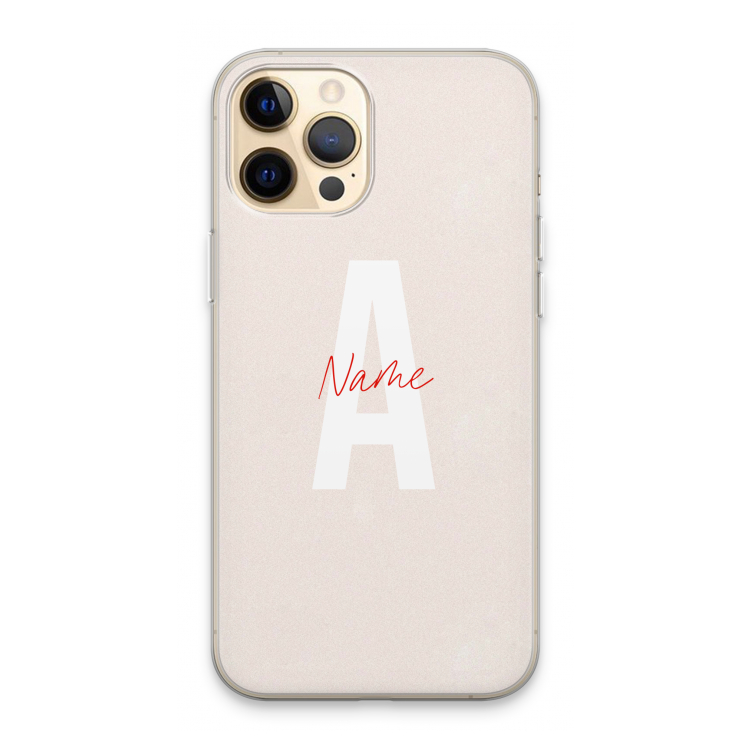 Strawberry Milkshake: iPhone 13 Pro Max Transparant Hoesje