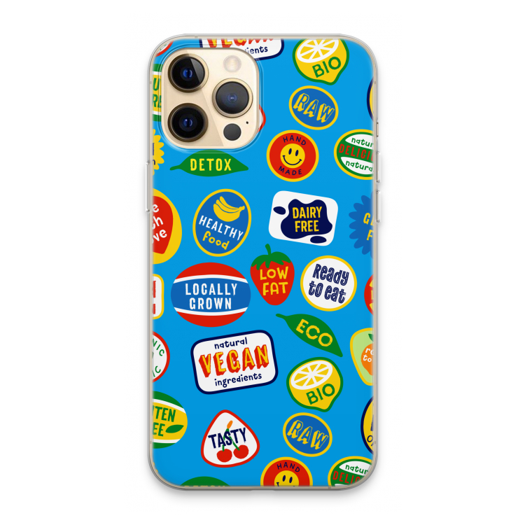 Fruitsticker: iPhone 13 Pro Max Transparant Hoesje