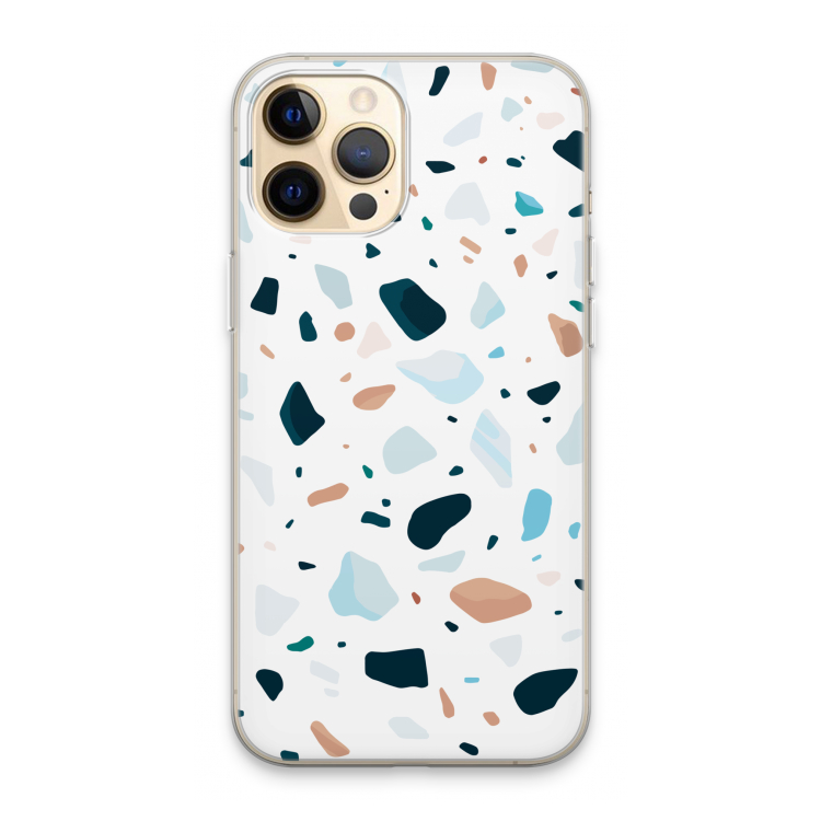 Terrazzo N°13: iPhone 13 Pro Max Transparant Hoesje