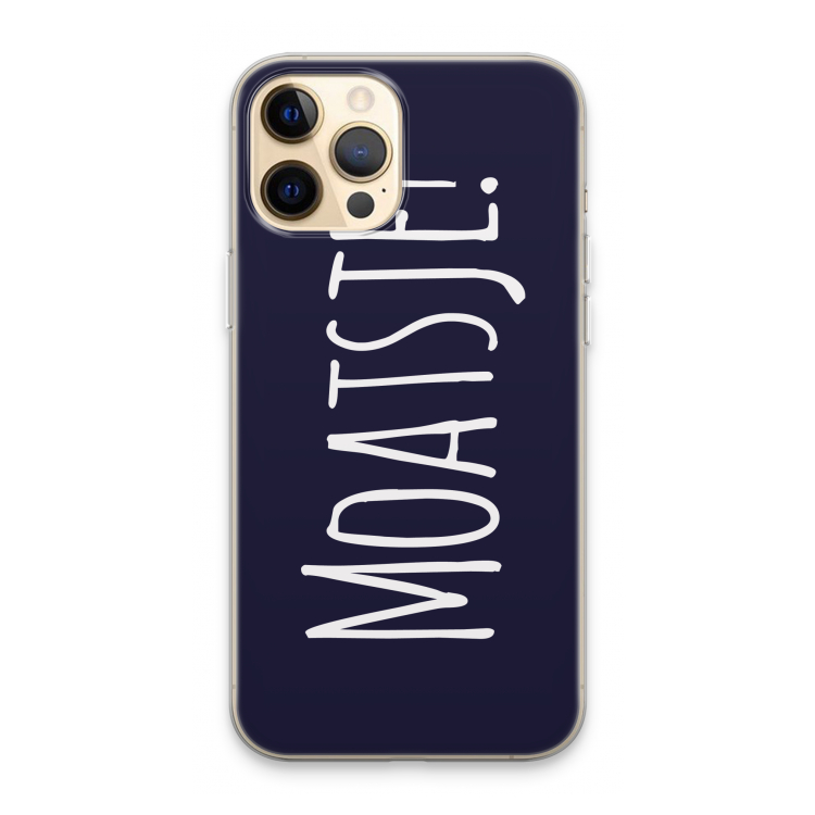 Moatsje!: iPhone 13 Pro Max Transparant Hoesje