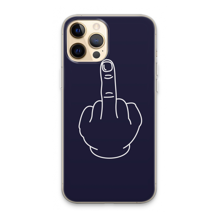 F**k U: iPhone 13 Pro Max Transparant Hoesje