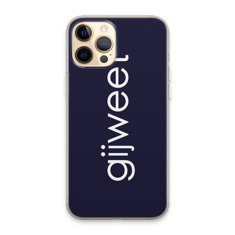 Gijweet: iPhone 13 Pro Max Transparant Hoesje