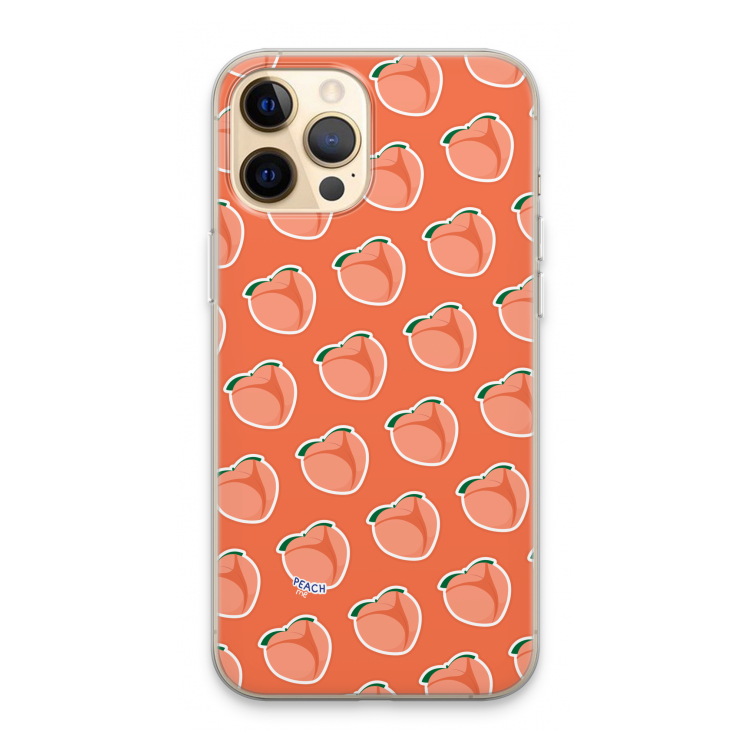 Just peachy: iPhone 13 Pro Max Transparant Hoesje