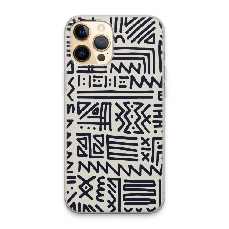 Marrakech print: iPhone 13 Pro Max Transparant Hoesje