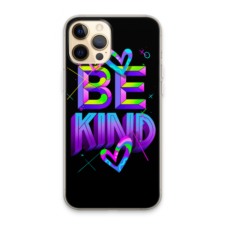Be Kind: iPhone 13 Pro Max Transparant Hoesje