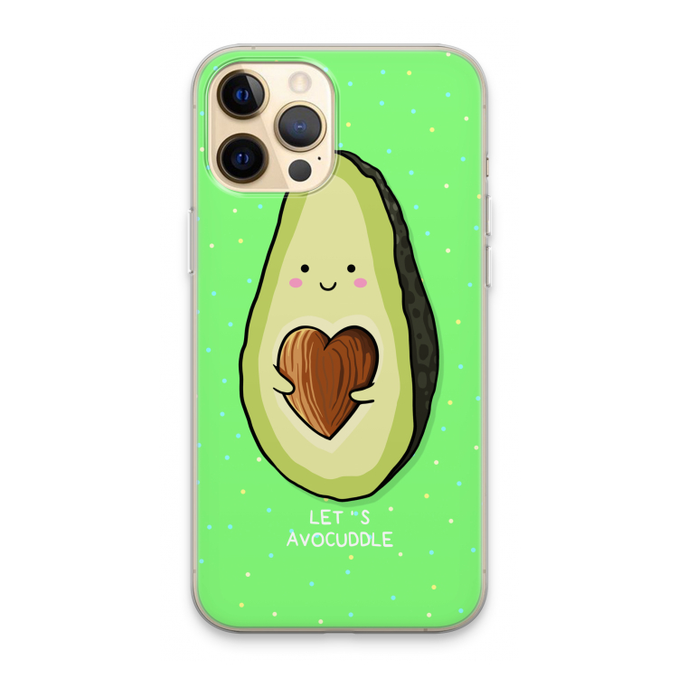 Avocuddle: iPhone 13 Pro Max Transparant Hoesje