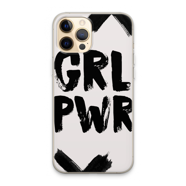 Girl Power #2: iPhone 13 Pro Max Transparant Hoesje