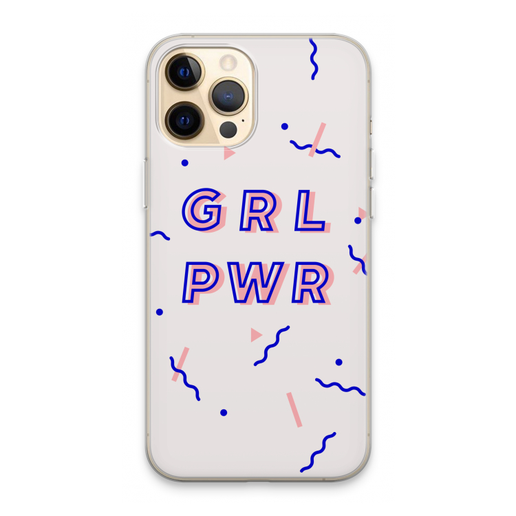 GRL PWR: iPhone 13 Pro Max Transparant Hoesje