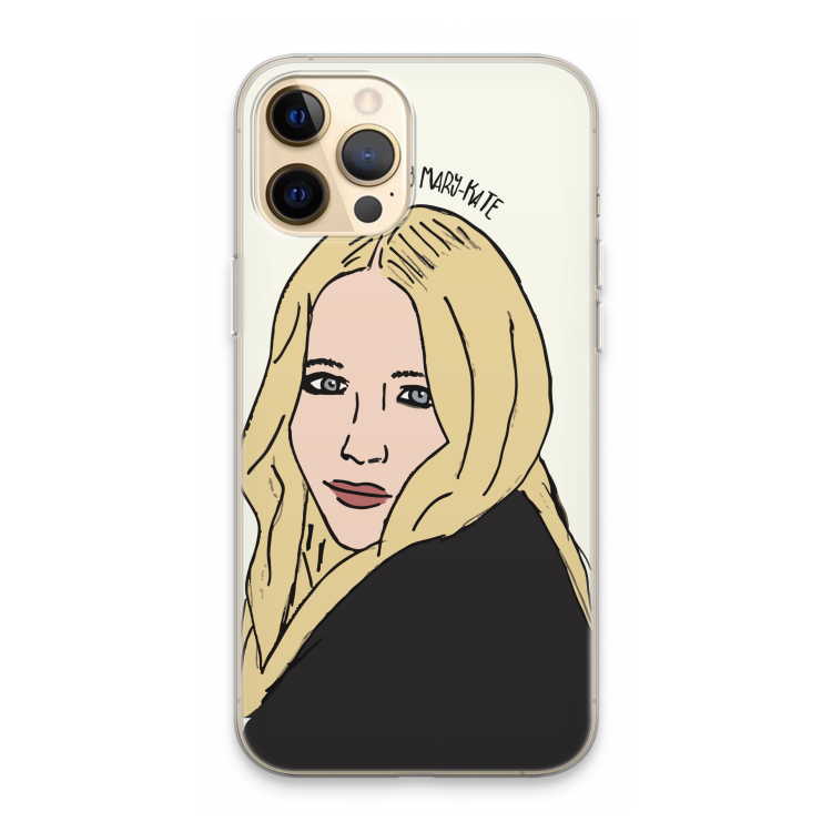 Mary Kate: iPhone 13 Pro Max Transparant Hoesje