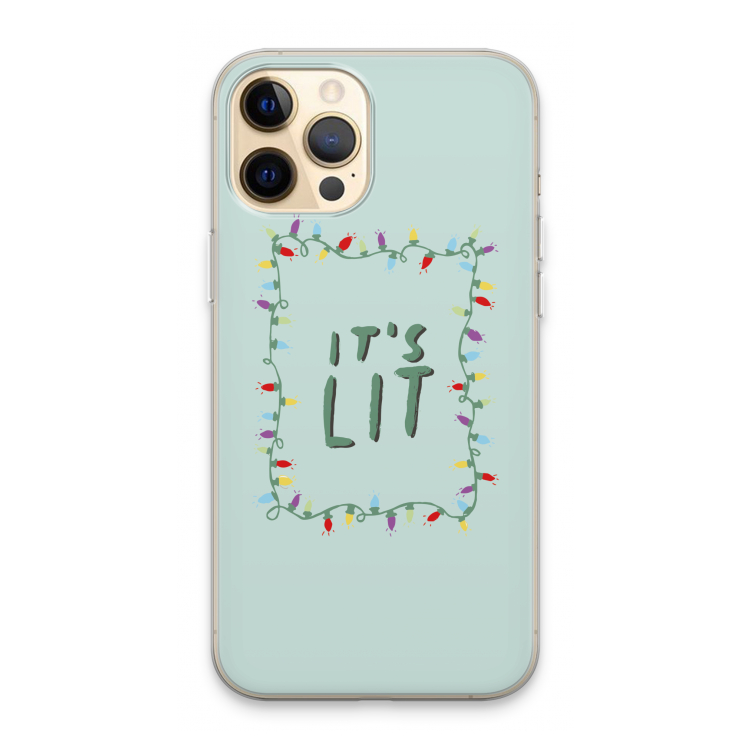 It's Lit: iPhone 13 Pro Max Transparant Hoesje