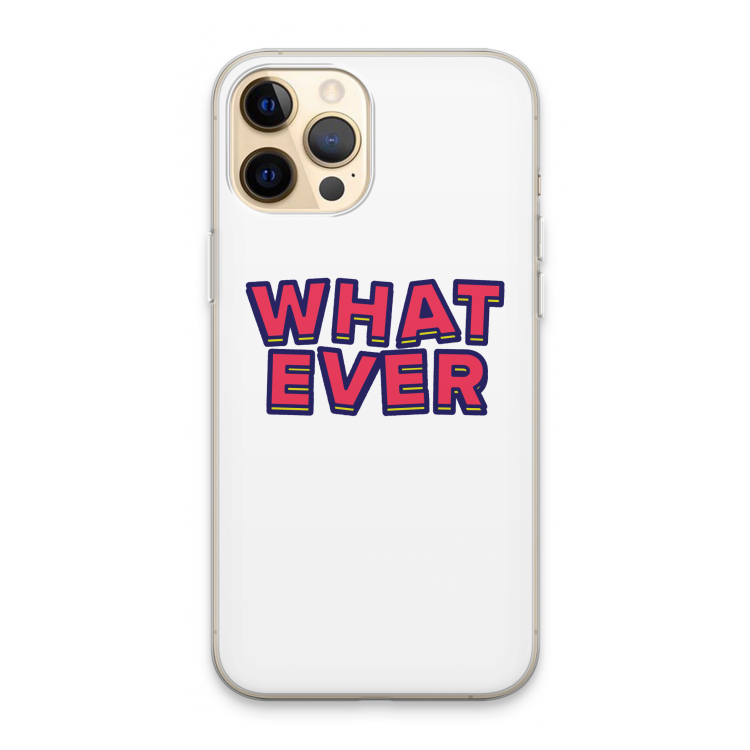 Whatever: iPhone 13 Pro Max Transparant Hoesje