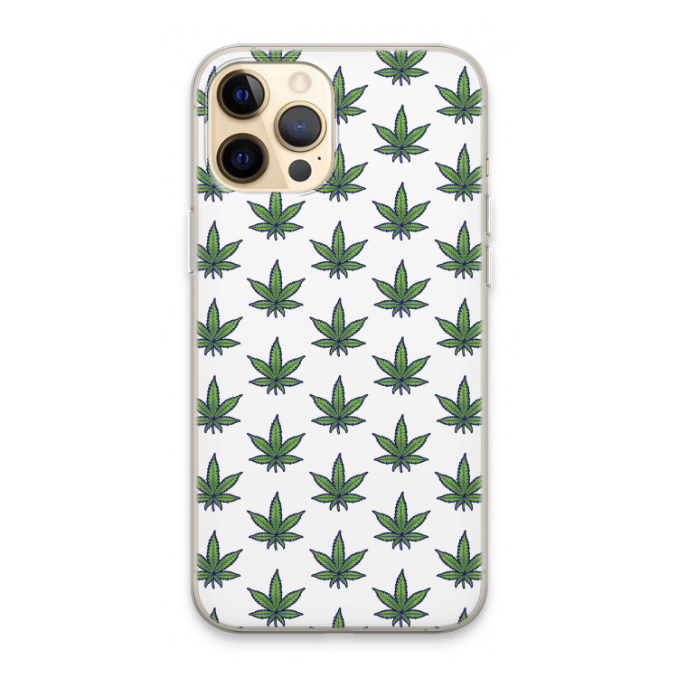 Weed: iPhone 13 Pro Max Transparant Hoesje