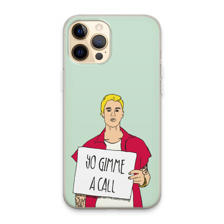 Gimme a call: iPhone 13 Pro Max Transparant Hoesje