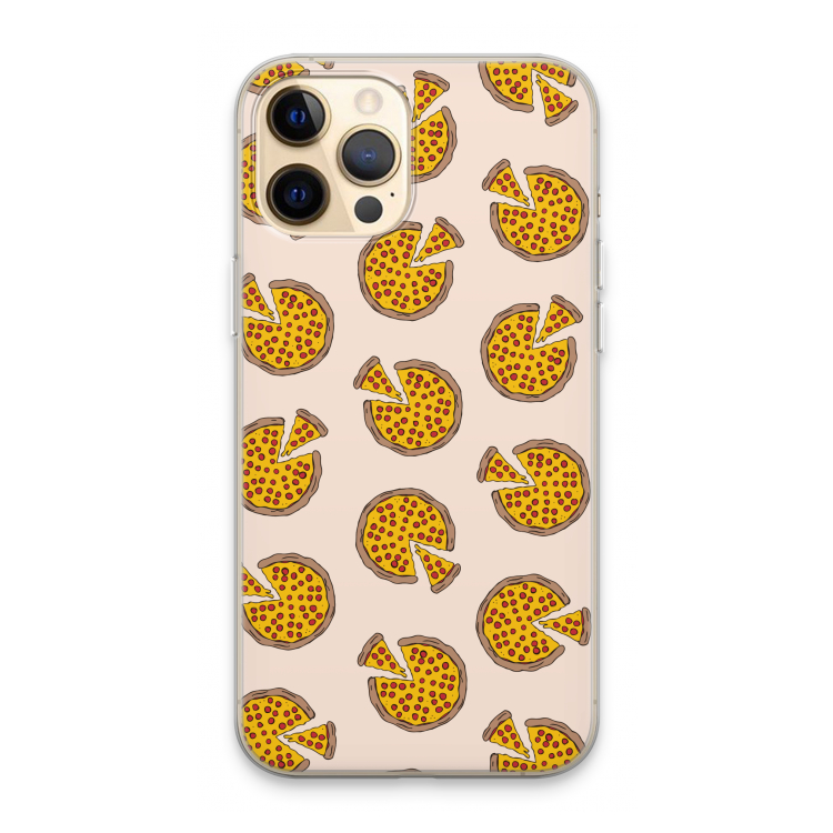 You Had Me At Pizza: iPhone 13 Pro Max Transparant Hoesje