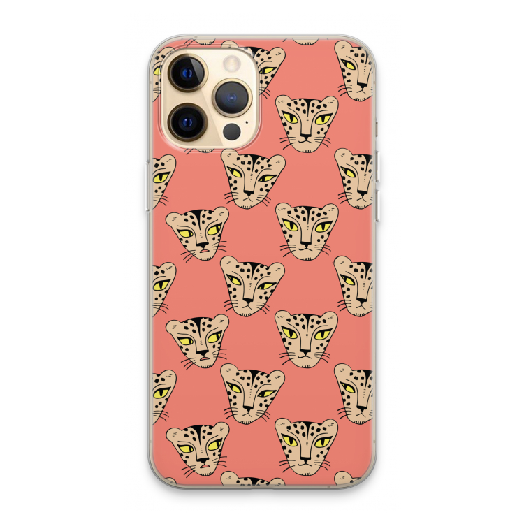 Tijger: iPhone 13 Pro Max Transparant Hoesje