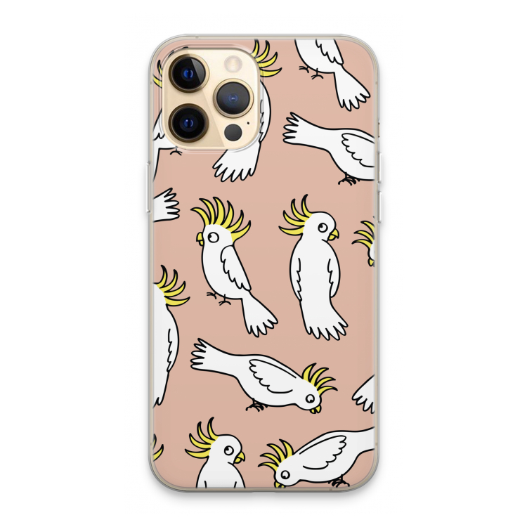 Papegaai: iPhone 13 Pro Max Transparant Hoesje