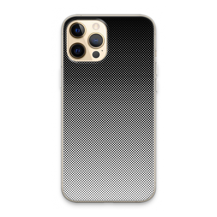 Musketon Halftone: iPhone 13 Pro Max Transparant Hoesje