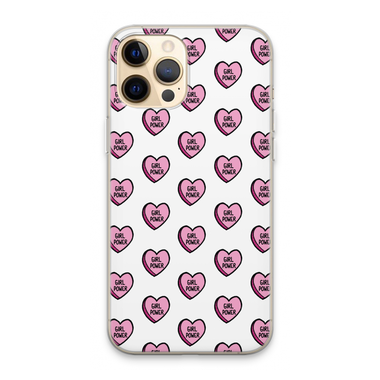 GIRL POWER: iPhone 13 Pro Max Transparant Hoesje