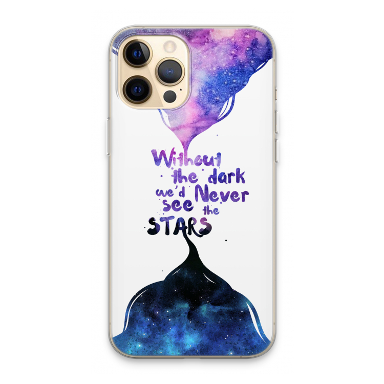 Stars quote: iPhone 13 Pro Max Transparant Hoesje