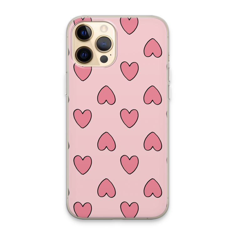 Ondersteboven verliefd: iPhone 13 Pro Max Transparant Hoesje