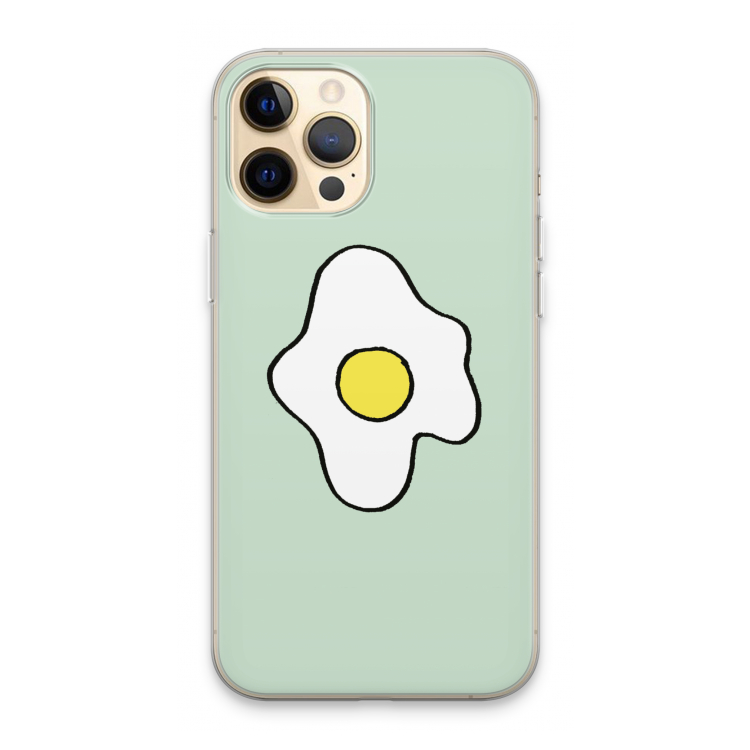 Spiegelei: iPhone 13 Pro Max Transparant Hoesje