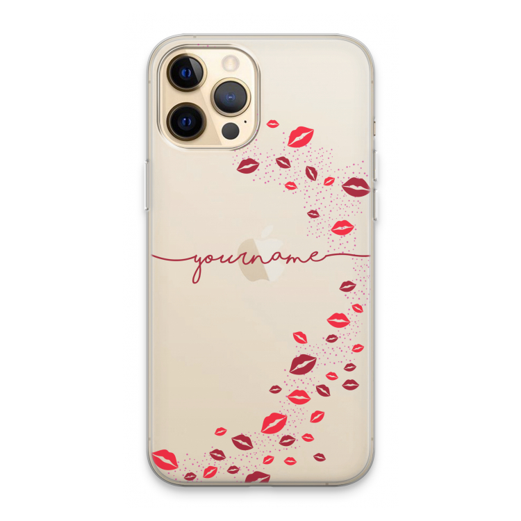 Kusjes: iPhone 13 Pro Max Transparant Hoesje