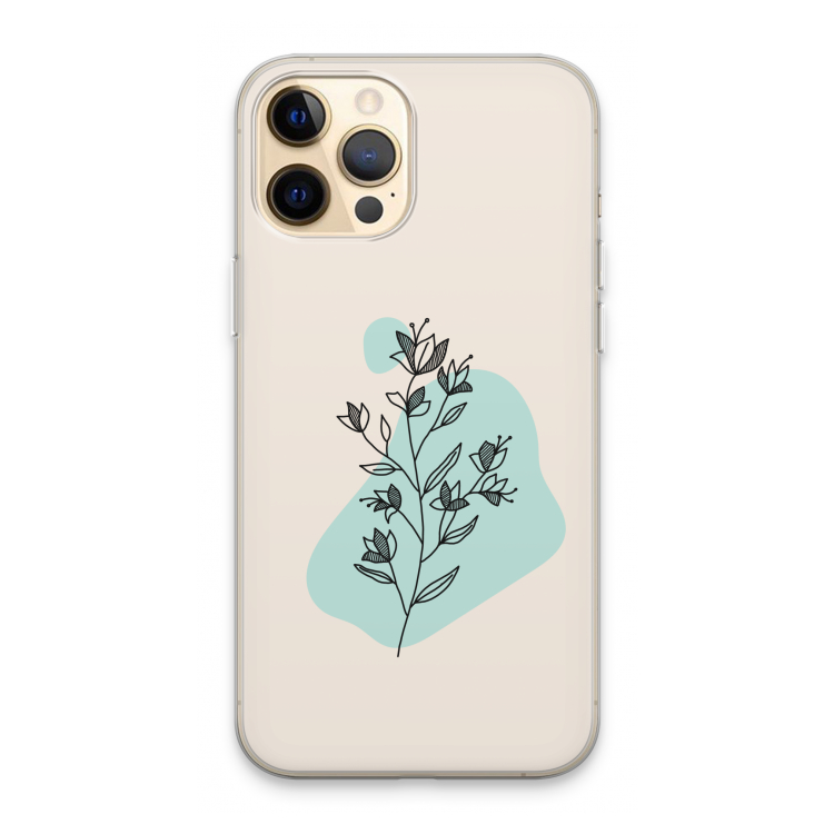 Violets are blue: iPhone 13 Pro Max Transparant Hoesje