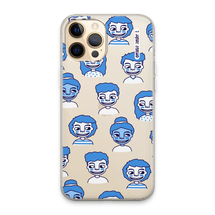 Gezichtjes: iPhone 13 Pro Max Transparant Hoesje