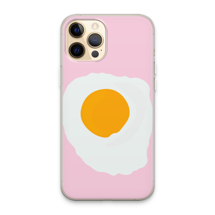 Sunny side up: iPhone 13 Pro Max Transparant Hoesje