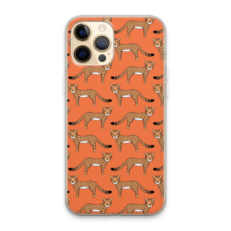Cheetah: iPhone 13 Pro Max Transparant Hoesje