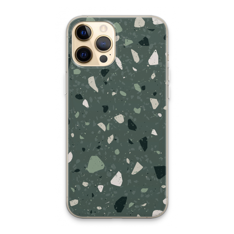 Terrazzo N°19: iPhone 13 Pro Max Transparant Hoesje
