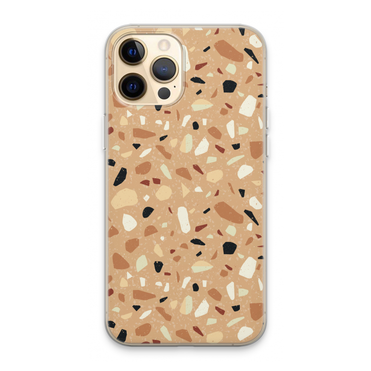 Terrazzo N°17: iPhone 13 Pro Max Transparant Hoesje