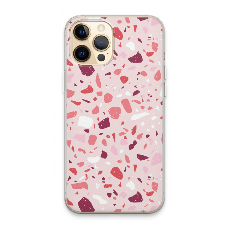 Terrazzo N°15: iPhone 13 Pro Max Transparant Hoesje