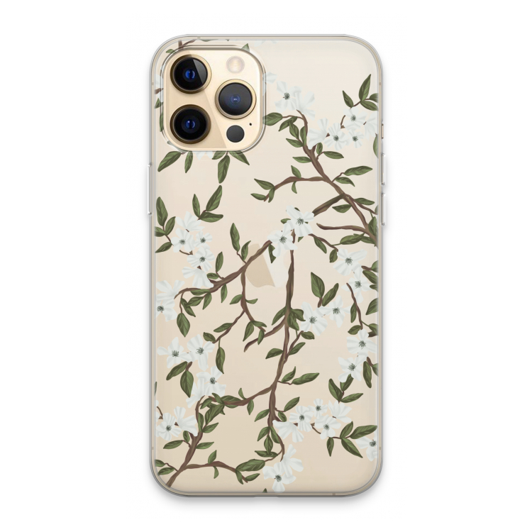 Blossoming spring: iPhone 13 Pro Max Transparant Hoesje