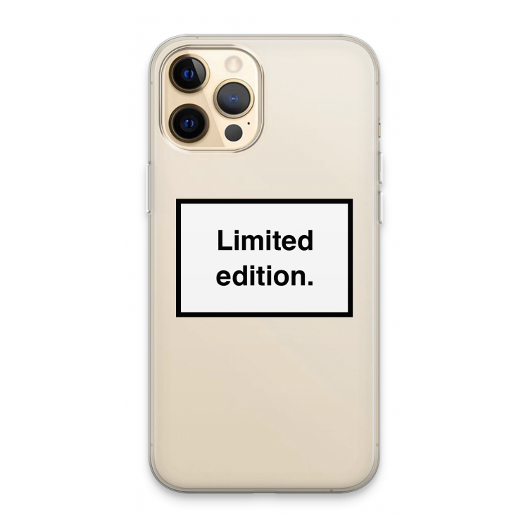 Limited edition: iPhone 13 Pro Max Transparant Hoesje