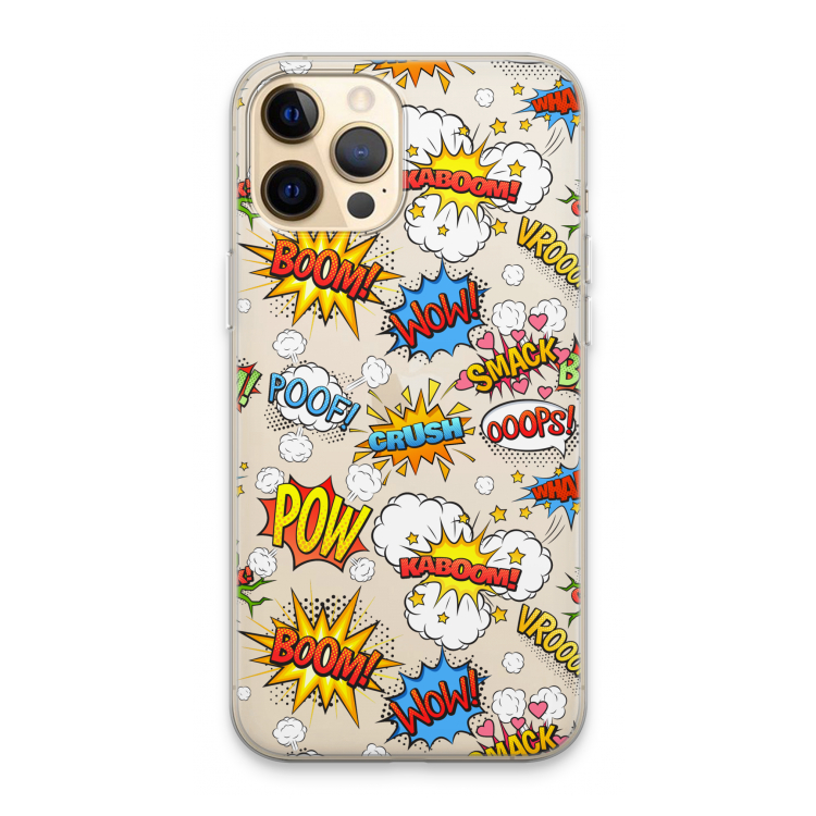 Pow Smack: iPhone 13 Pro Max Transparant Hoesje